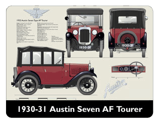 Austin Seven AF Tourer 1930-32 Mouse Mat